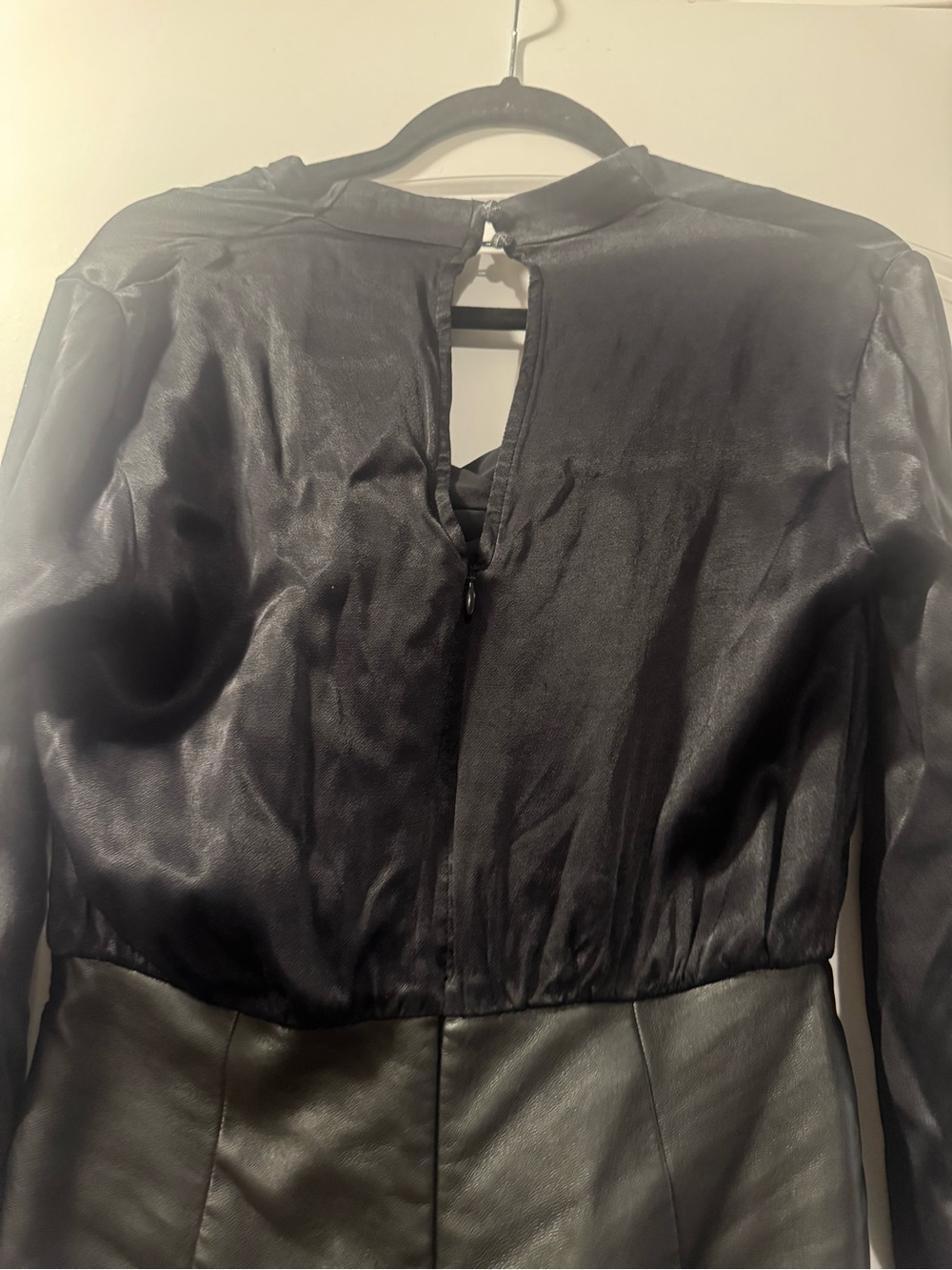 MAEVE BY ANTHROPOLOGIE FAUX LEATHER SKIRT DRESS SIZE 2 - Picture 4 of 9